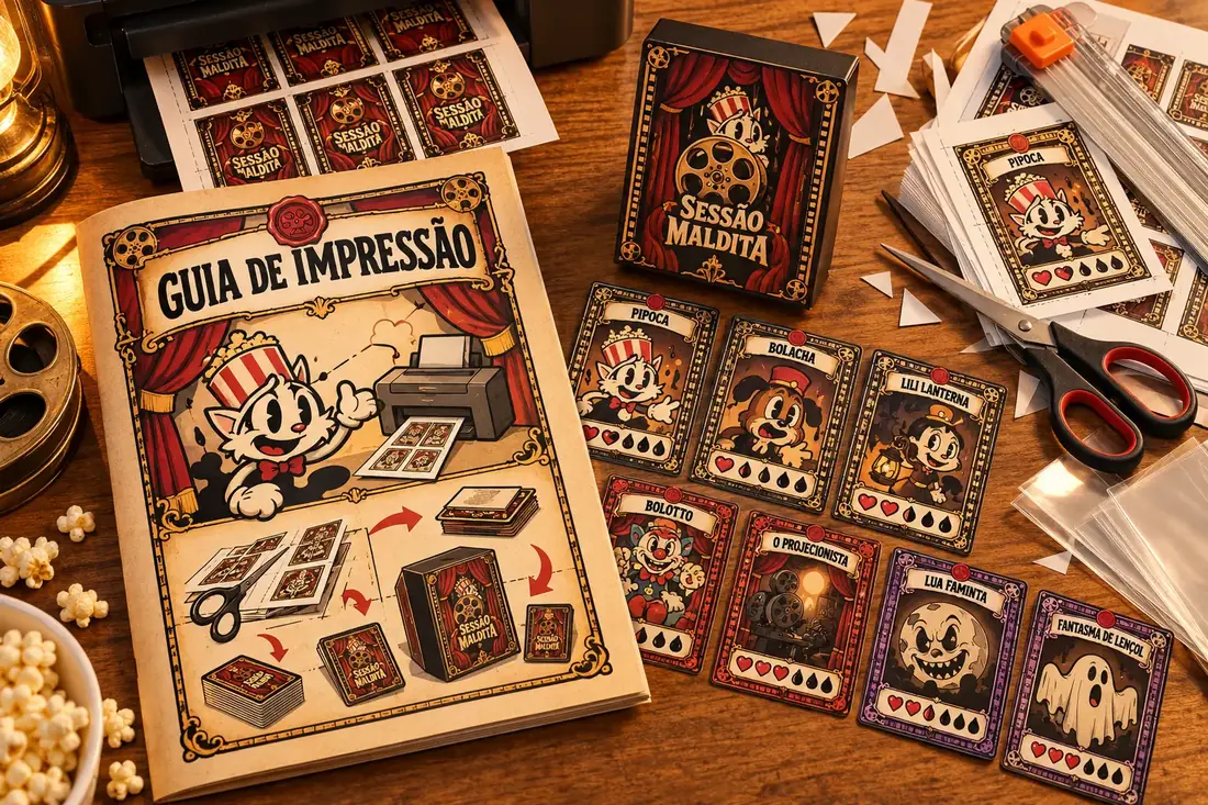 Imagem do Guia de Impressão e Montagem