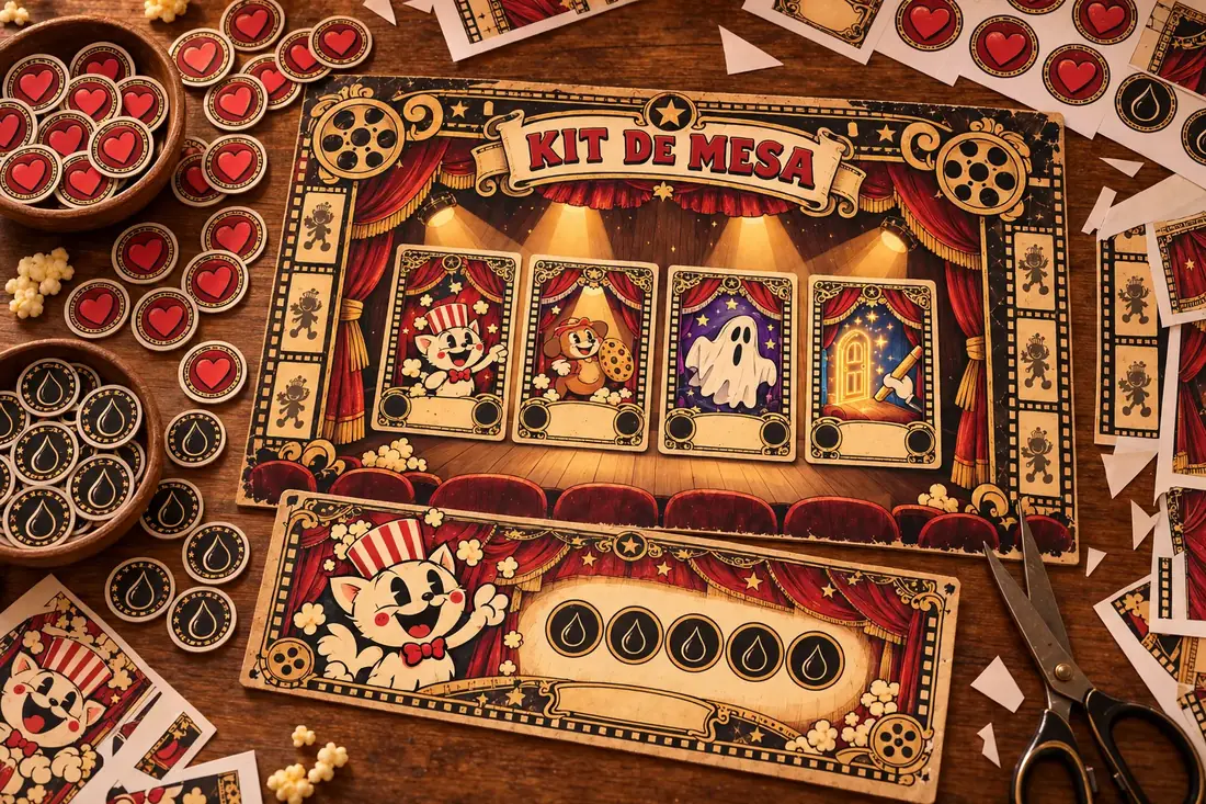 Imagem do Kit de Mesa Maldito